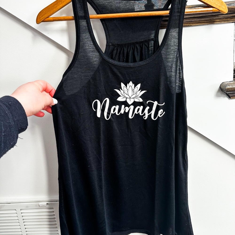 CVG Women’s Racerback Black Namaste Tank Top